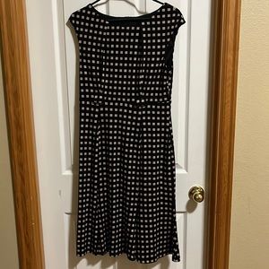Black checkered dress by Connected Apparel